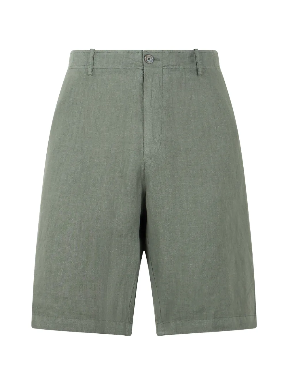 Fedeli tailored linen shorts - Verde