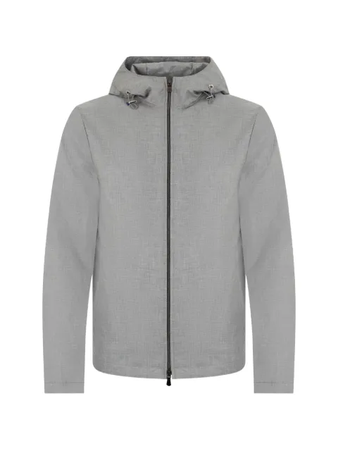 Fedeli hooded zip-up jacket