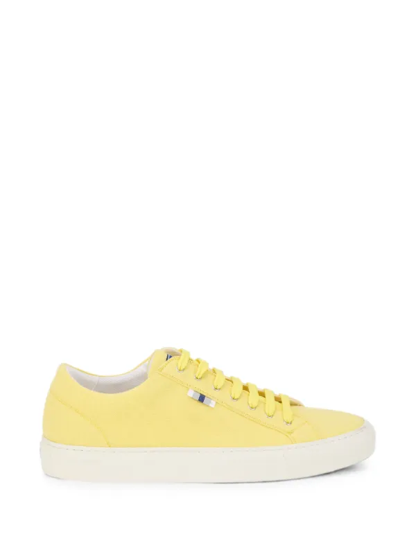 Fedeli Lace-up Sneakers in Yellow