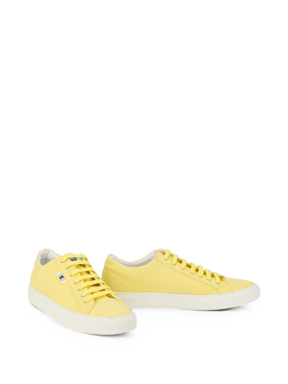 Fedeli Lace-up Sneakers in Yellow, view 2