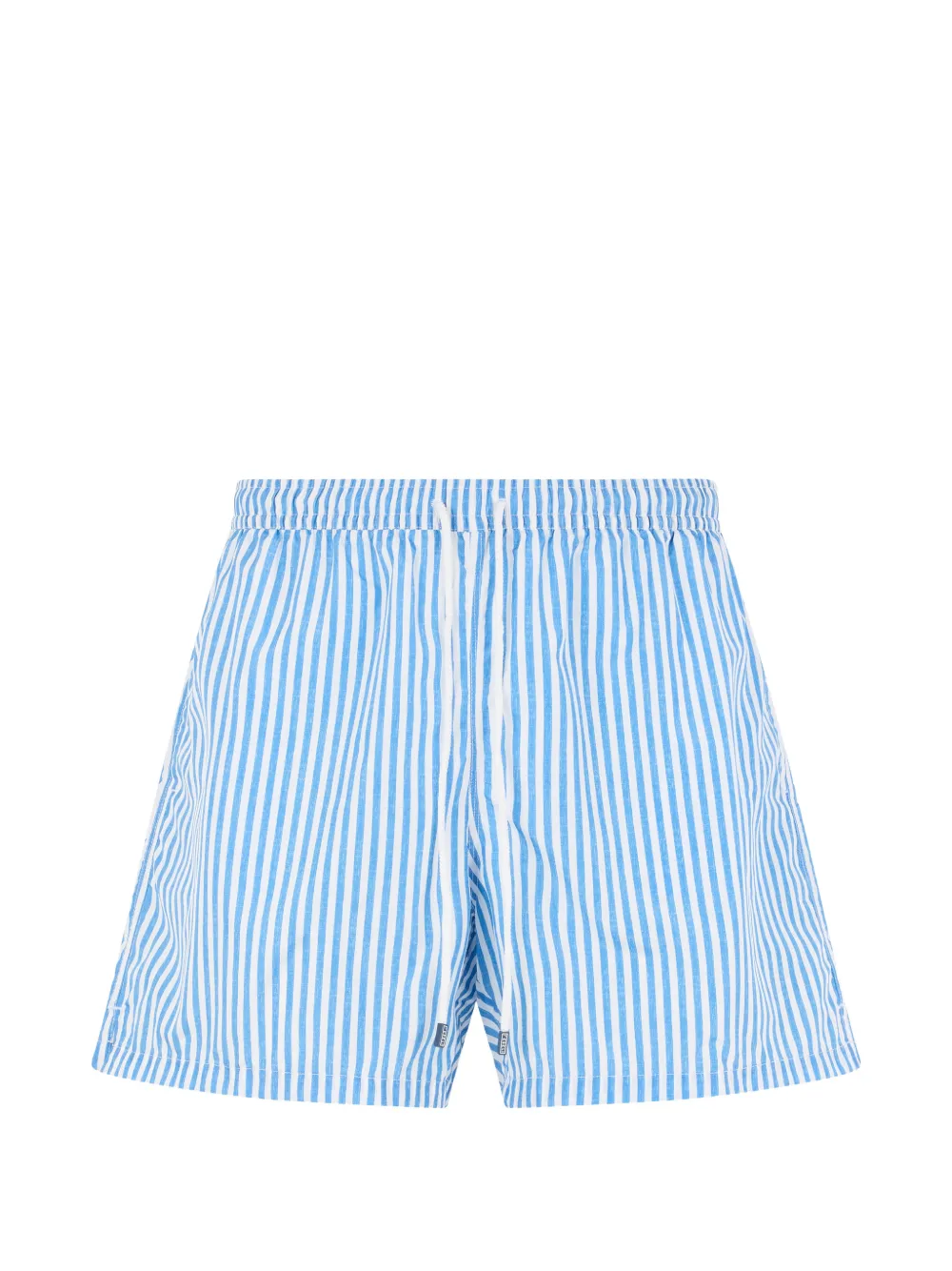 Fedeli striped drawstring swim shorts - Blu