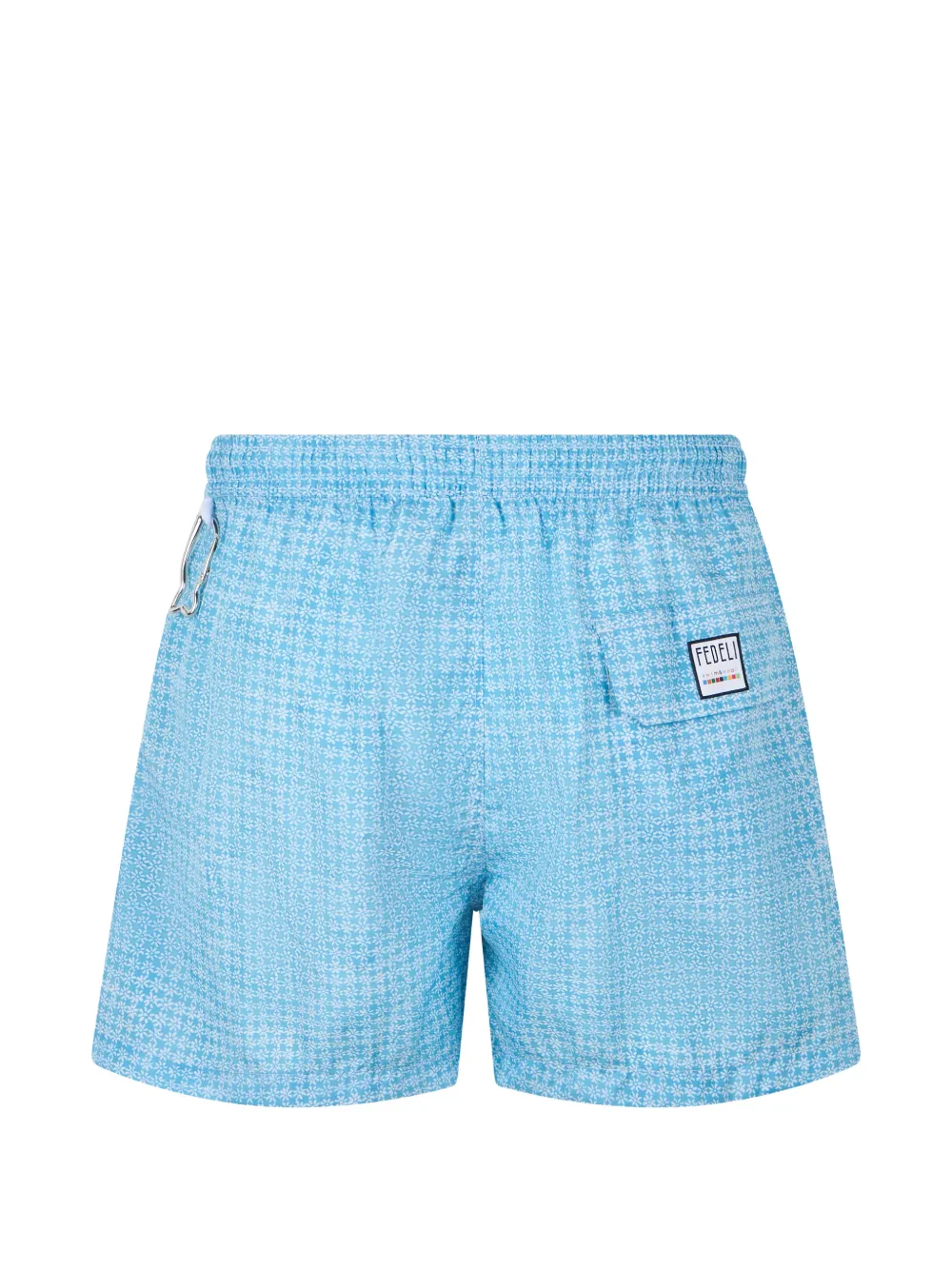 Fedeli Zwembroek met geometrische print Blauw