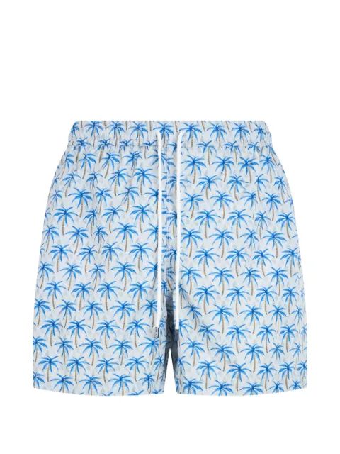 Fedeli palm-tree print drawstring shorts