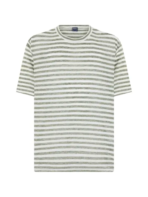 Fedeli striped linen T-shirt