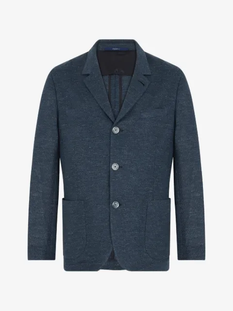 Fedeli Jacke aus Leinen mit schmalem Schnitt