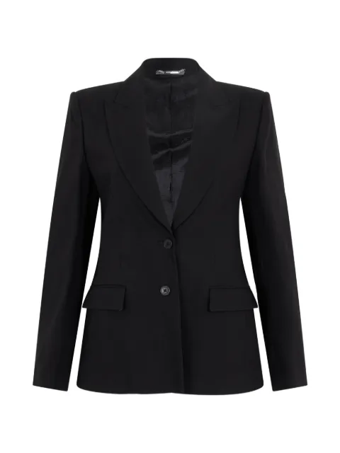 Alberta Ferretti blazer con botones y solapa de pico