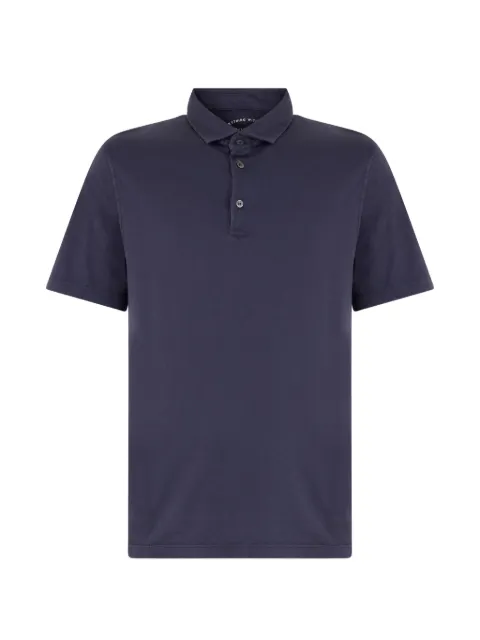 Fedeli short-sleeve cotton polo shirt