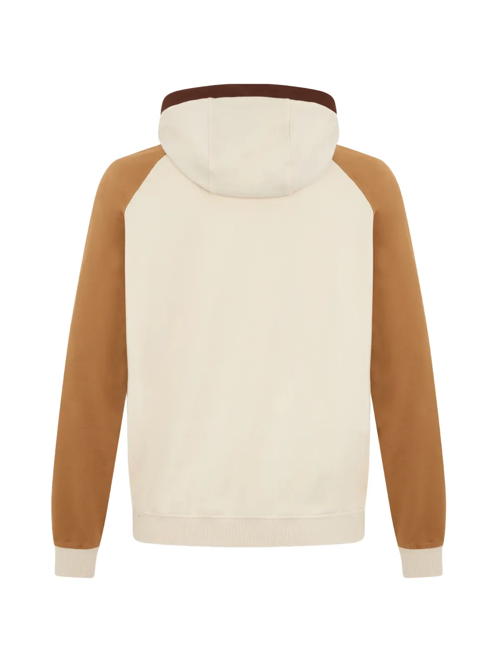 Fedeli Hoodie met colourblocking en raglan mouwen Beige