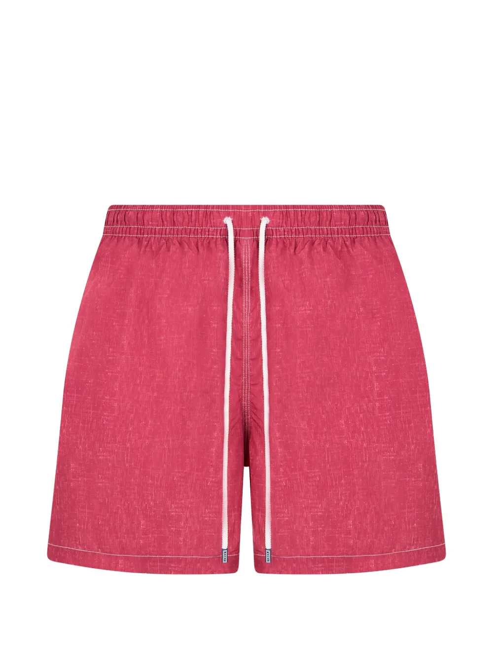 Fedeli drawstring-waist beach shorts - Rosso