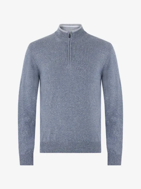 Fedeli quarter-zip knit sweater