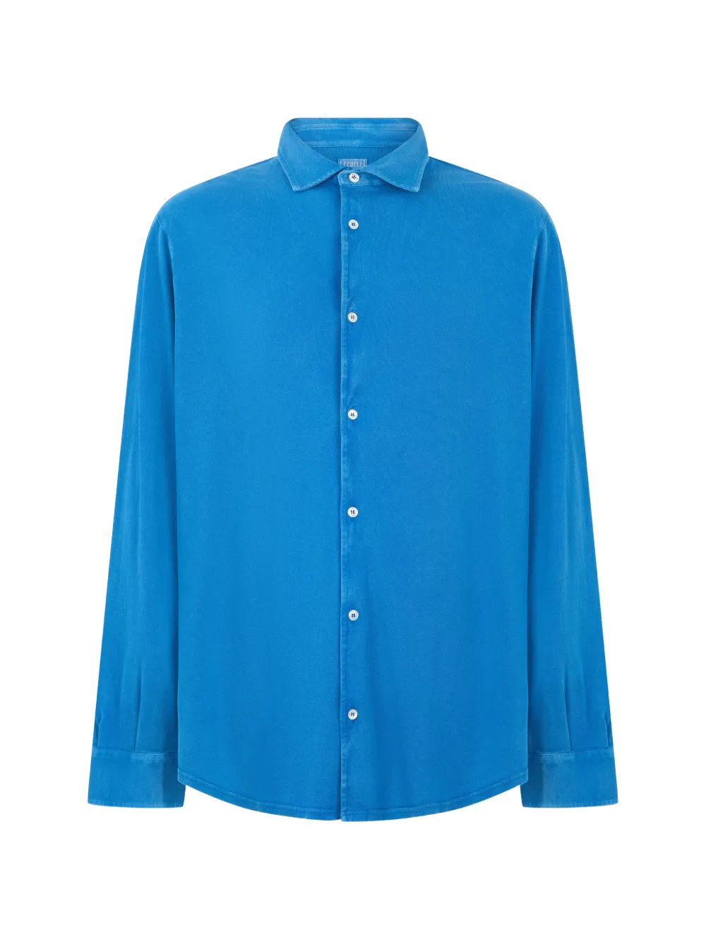 Fedeli long-sleeve button-up shirt - Blu