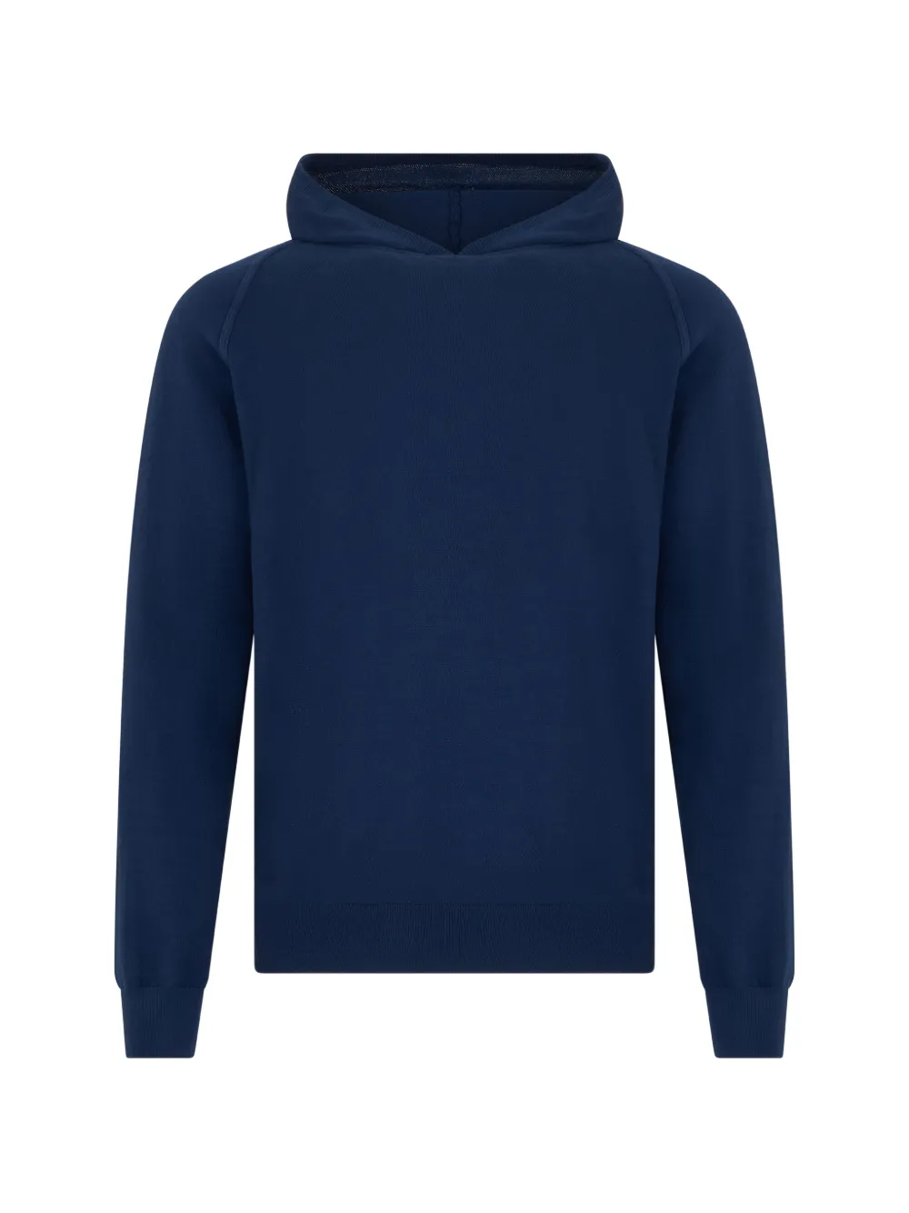 Fedeli raglan-sleeve cotton hoodie - Blu