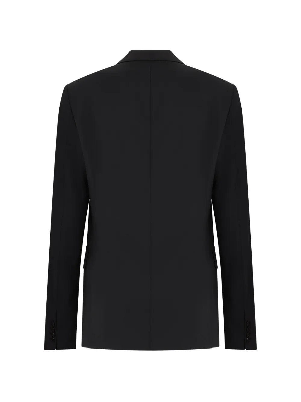 Moschino Blazer met enkele rij knopen en gekerfde revers Zwart