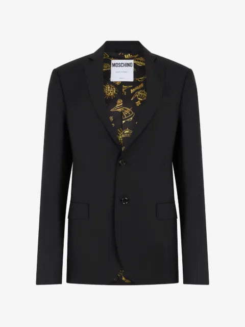 Moschino notched-lapels single-breasted blazer