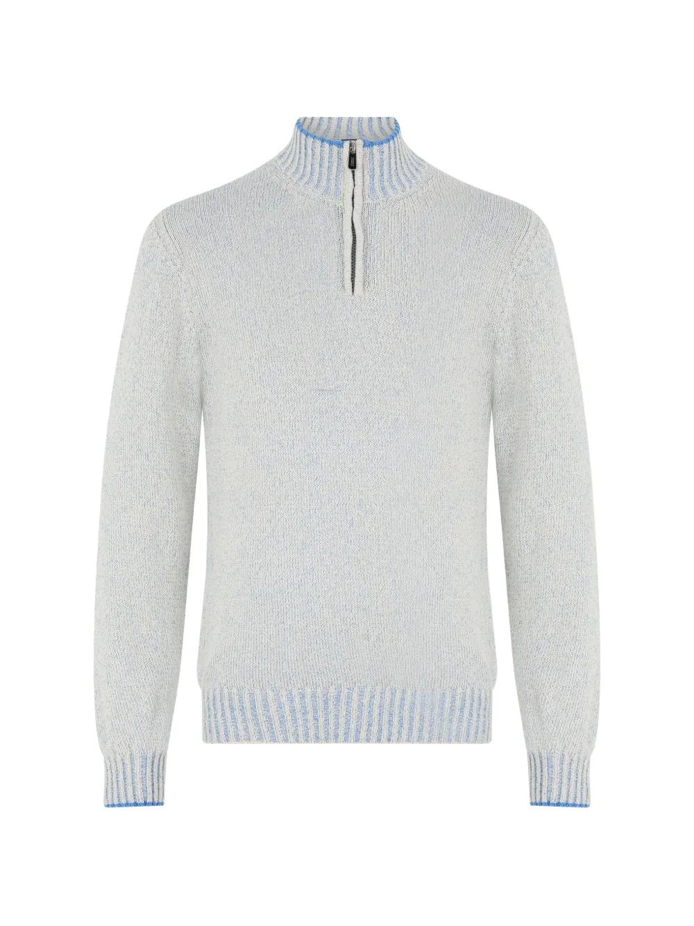 Fedeli half-zip knitted sweater - Grau