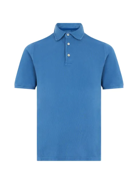 Fedeli short-sleeve cotton polo shirt