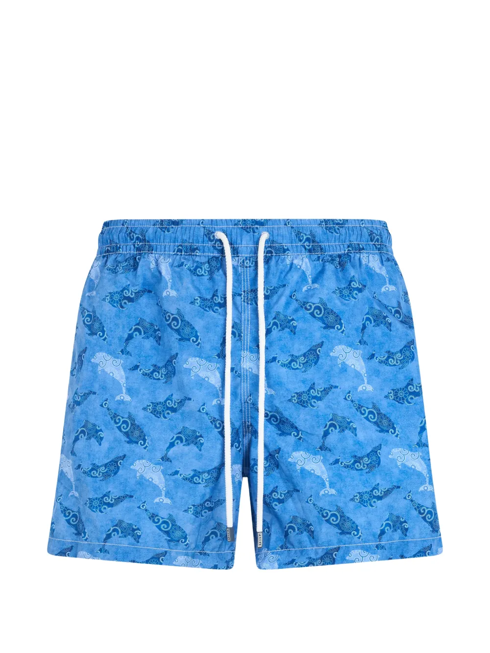 Fedeli dolphin-print swim shorts - Blu