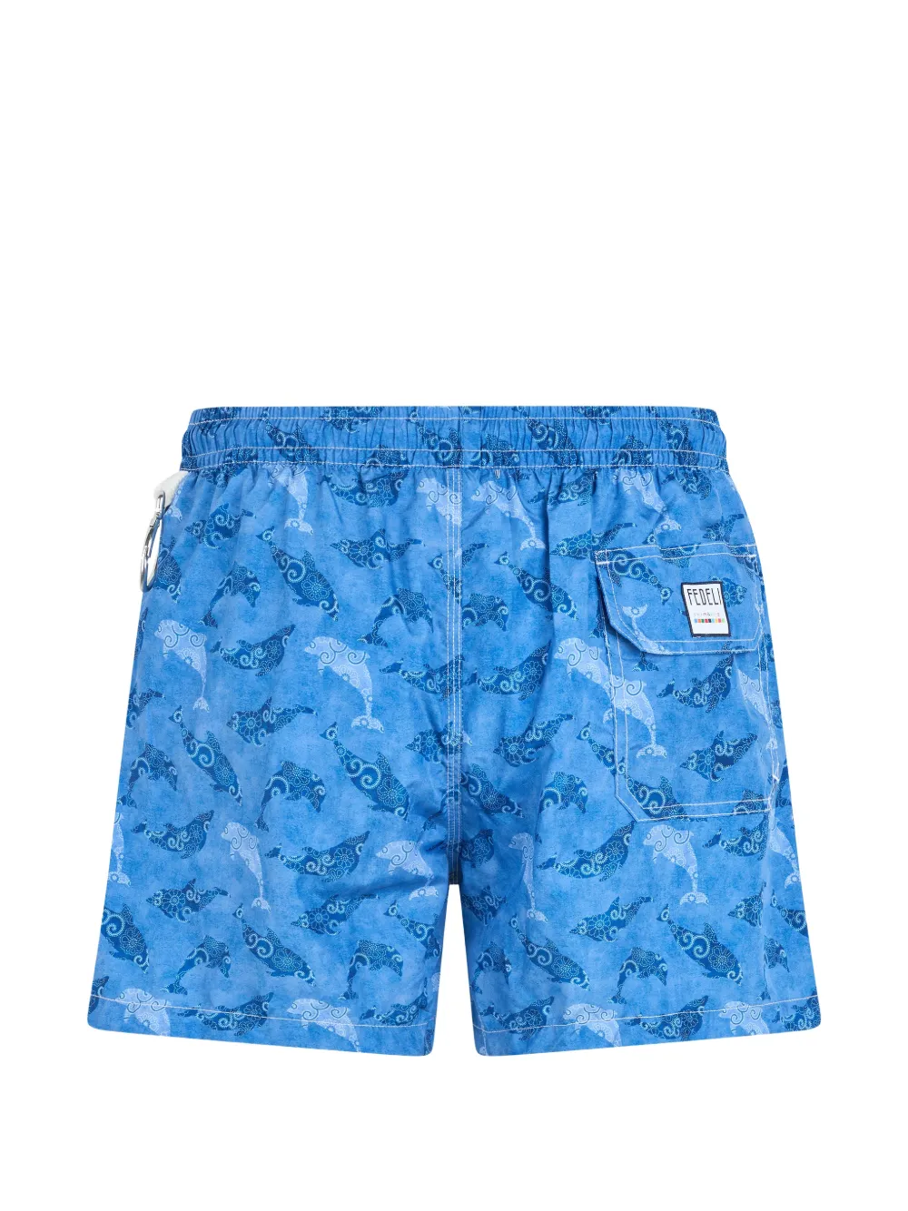 Fedeli Zwembroek met print Blauw