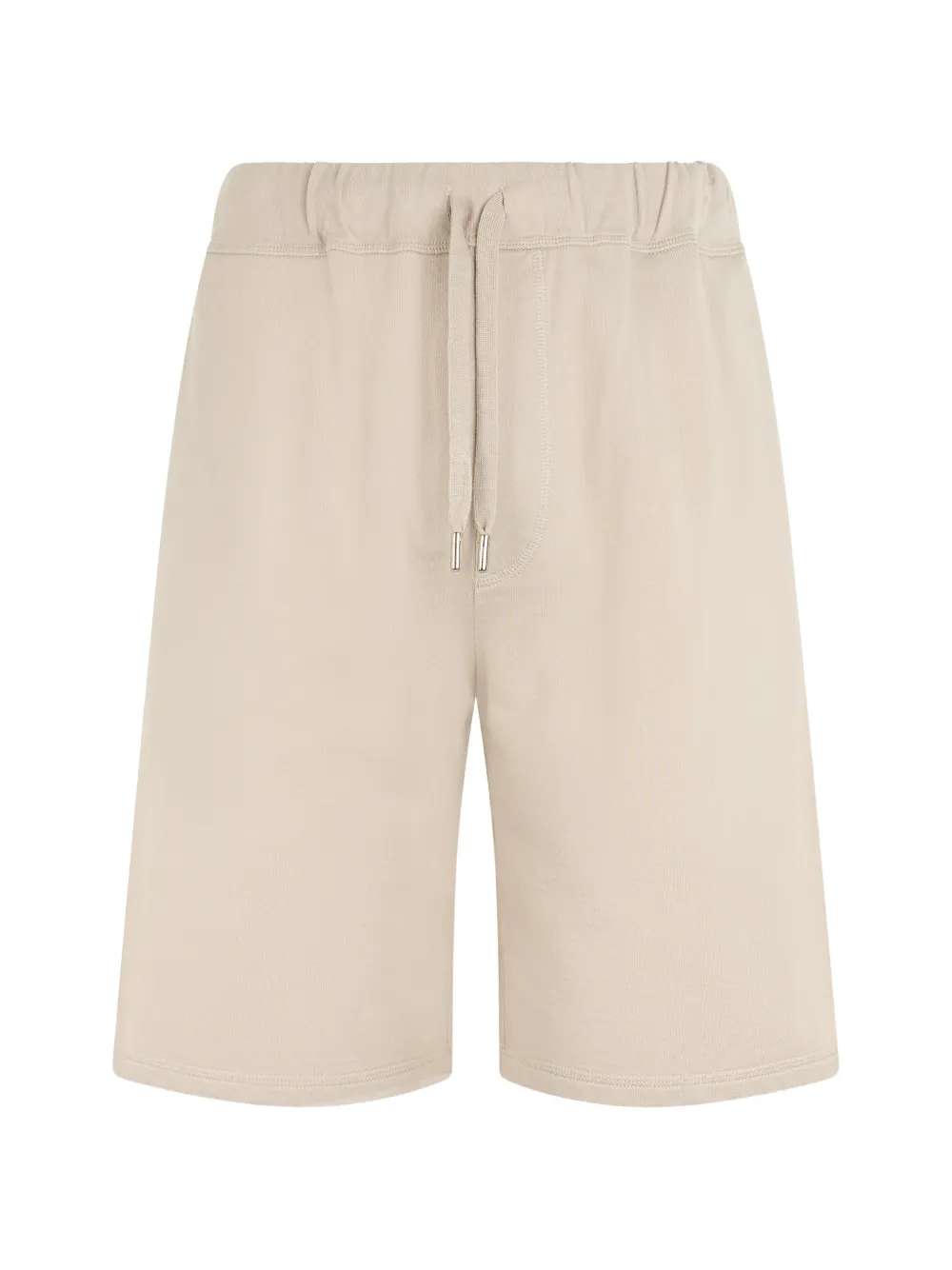 Fedeli drawstring-waistband cotton shorts - Toni neutri