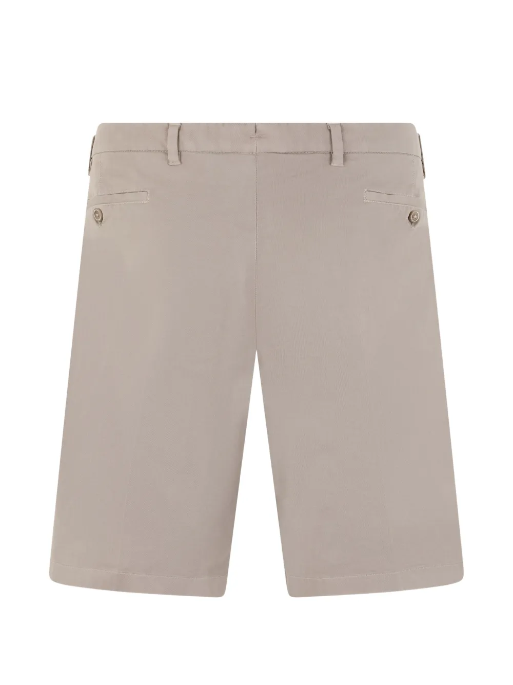 Fedeli Straight chino bermuda shorts Beige