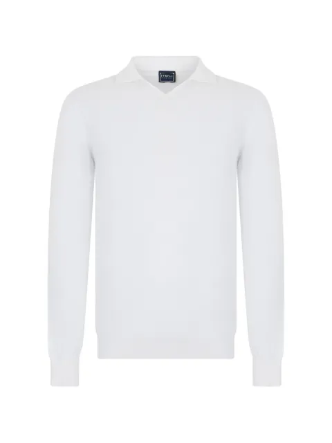 Fedeli long-sleeve polo shirt
