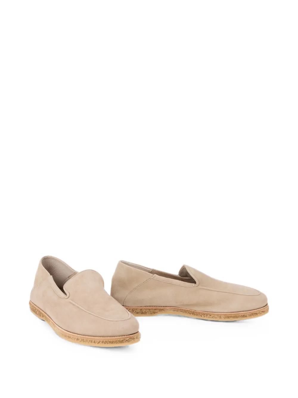 Fedeli Leren mocassins Beige