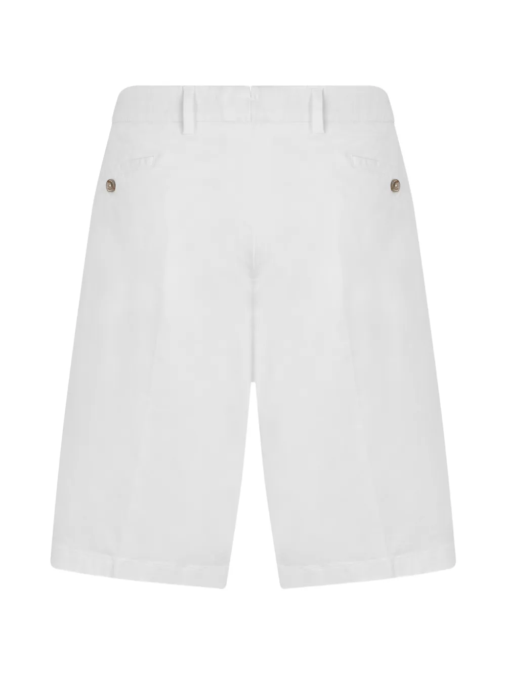 Fedeli Bermuda shorts met riemlussen Wit