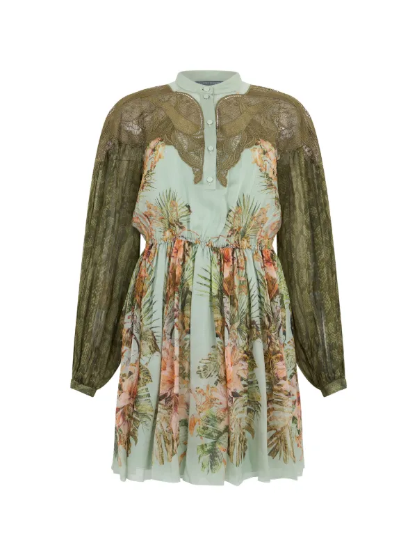 alberta ferretti dress green Alberta Ferretti Satin Maxi Dress