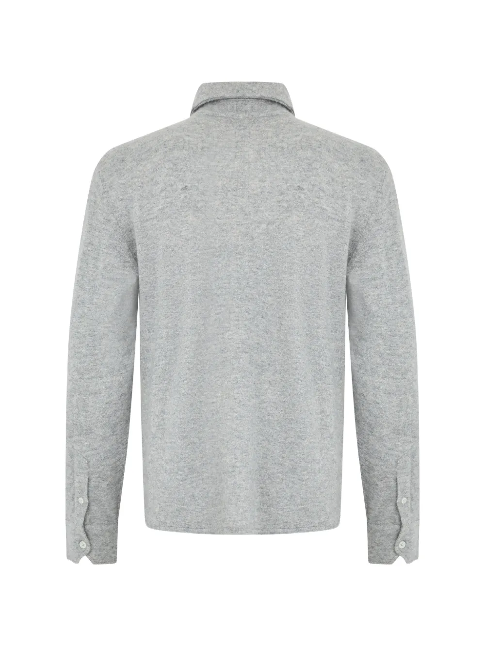  Fedeli Knit Button-up Sweater - Gris 