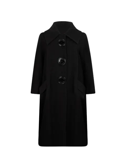 Moschino abrigo Elegant con mangas acampanadas y botones en logo