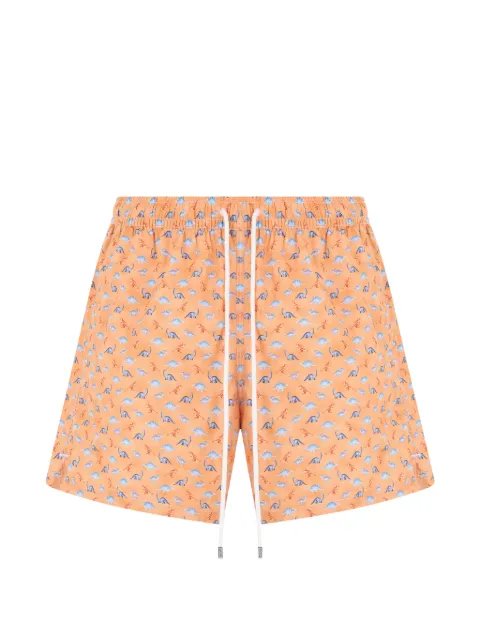 Fedeli dinosaur-print swim shorts