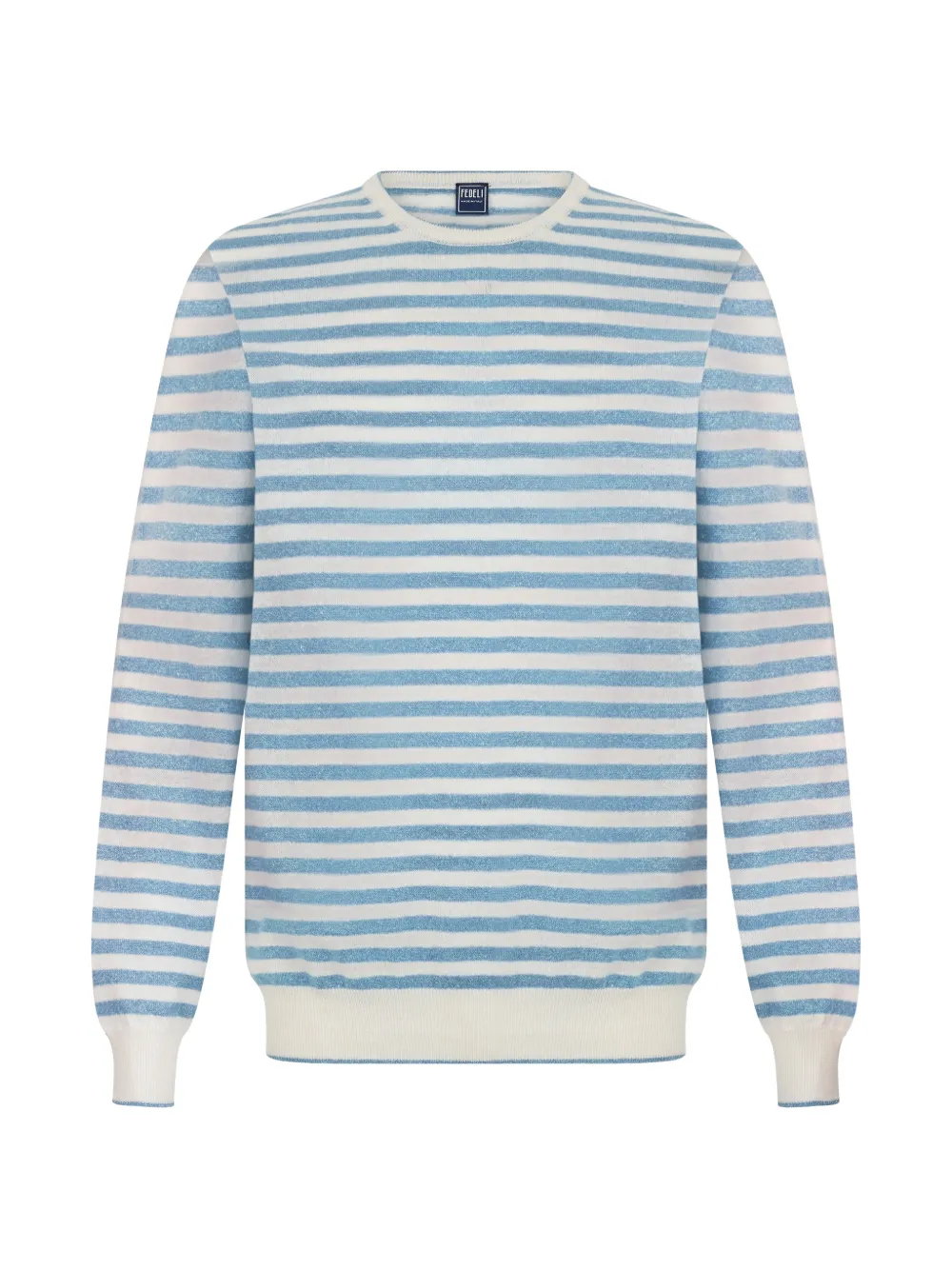 Fedeli striped crew-neck sweater - Toni neutri