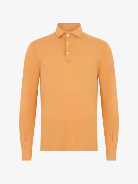 Fedeli polo boutonné à manches longues
