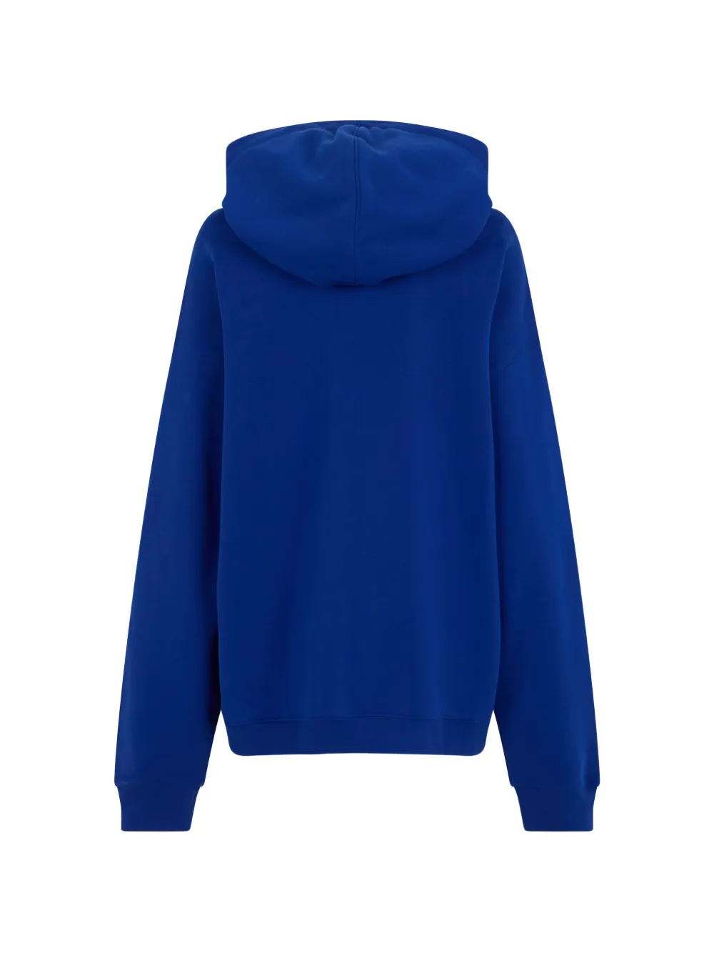 Moschino Hoodie met logoprint en rits Blauw