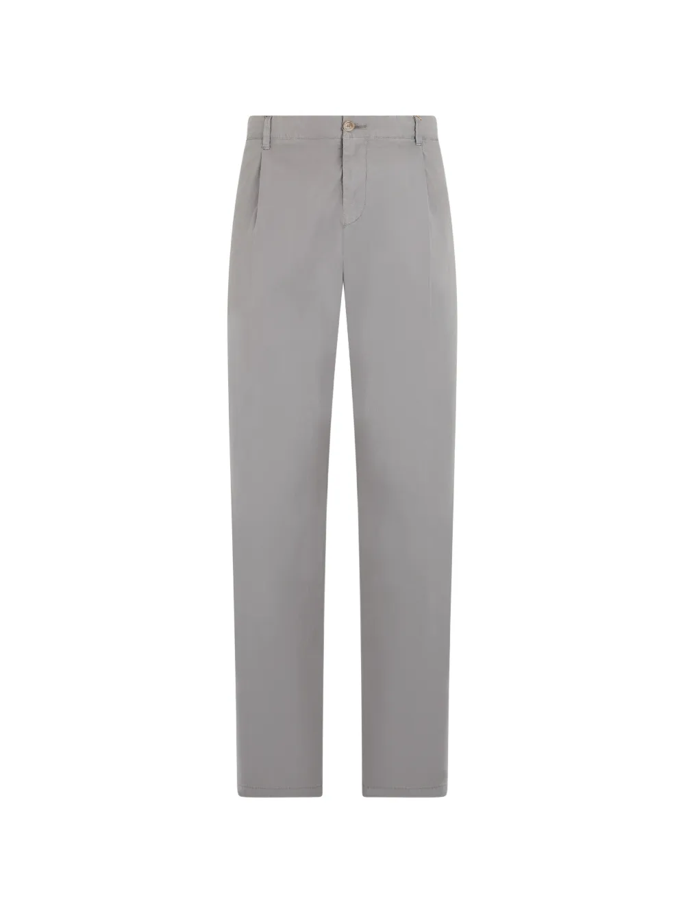 Fedeli pleated straight-leg trousers - Grigio