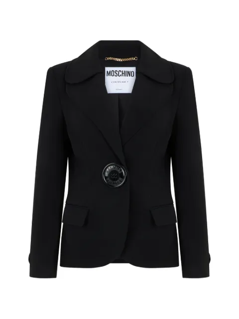 Moschino oversized-button tailored blazer