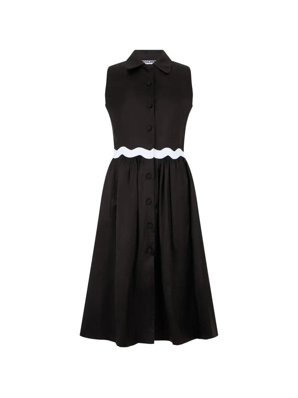 Moschino sleeveless midi dress - Nero