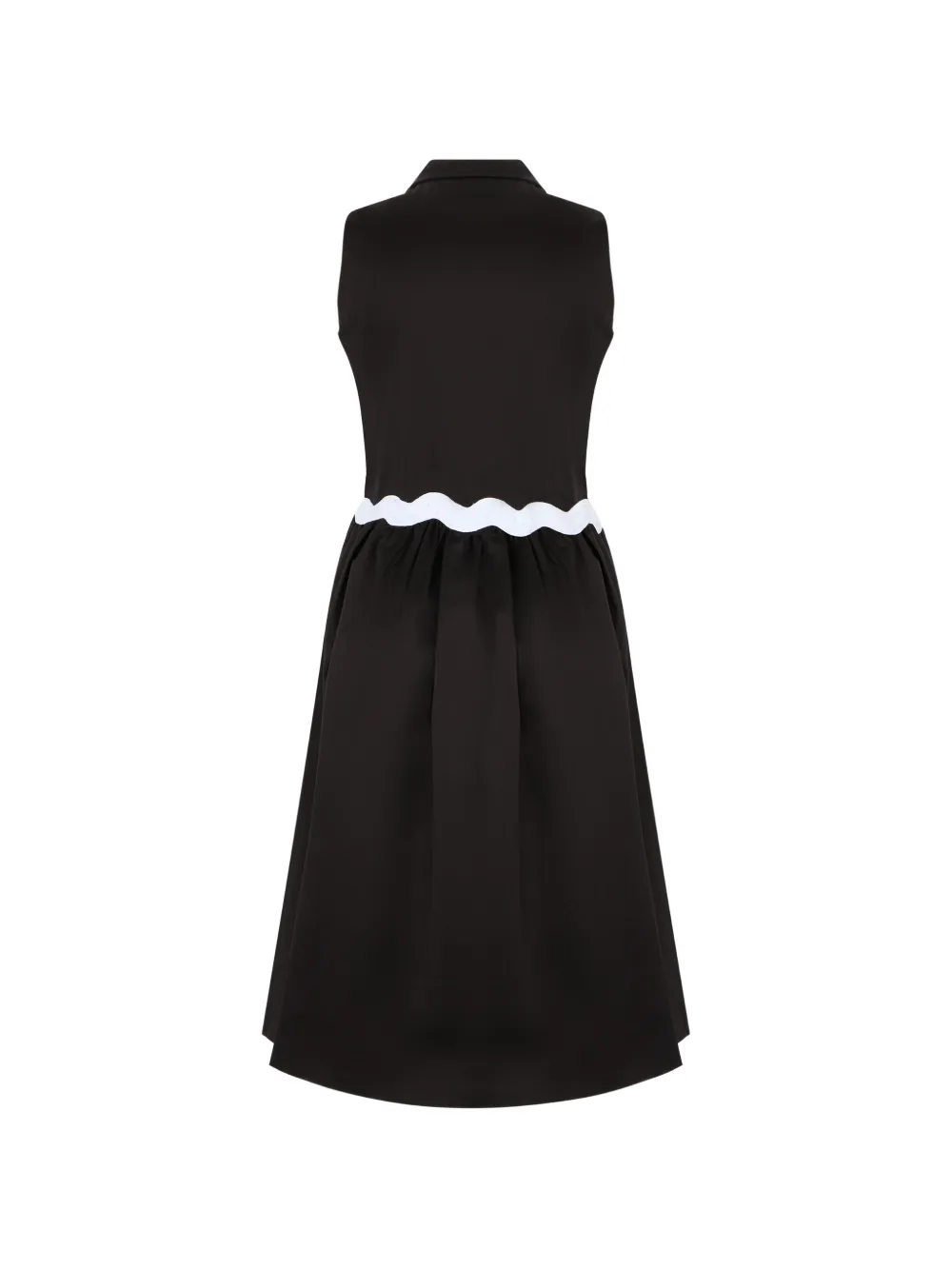 Moschino Mouwloze midi-jurk Zwart