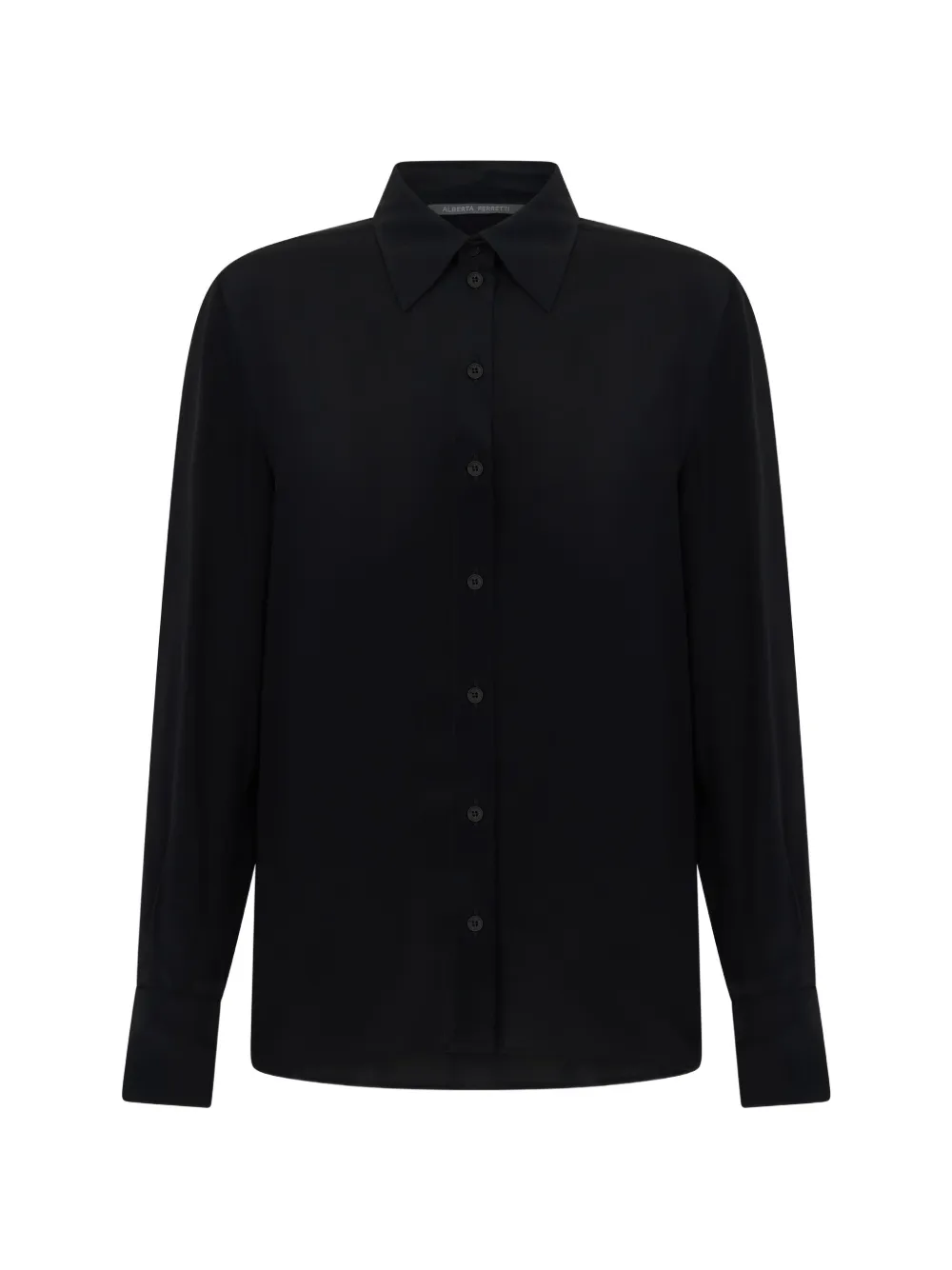 Alberta Ferretti long-sleeve shirt - Schwarz