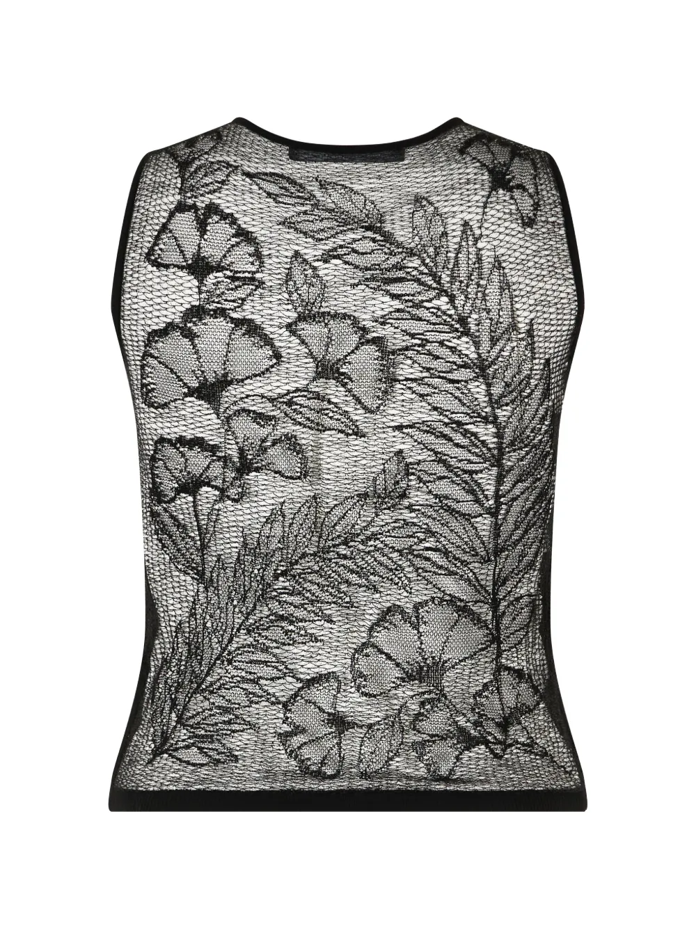 Alberta Ferretti Top met V-hals Zwart