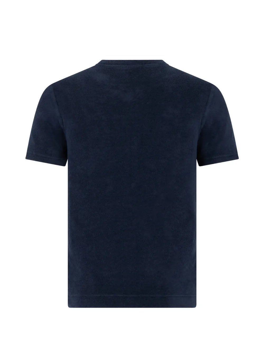 Fedeli Katoenen T-shirt met borstzak Blauw