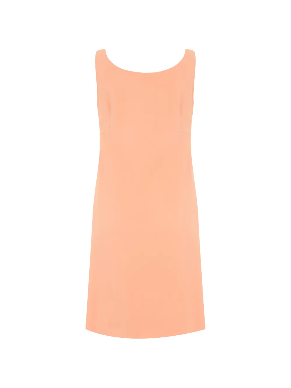 Moschino Mouwloze mini-jurk met hartknoop Oranje
