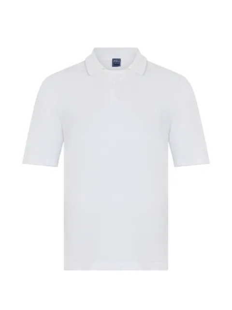 Fedeli polo-collar cotton T-shirt