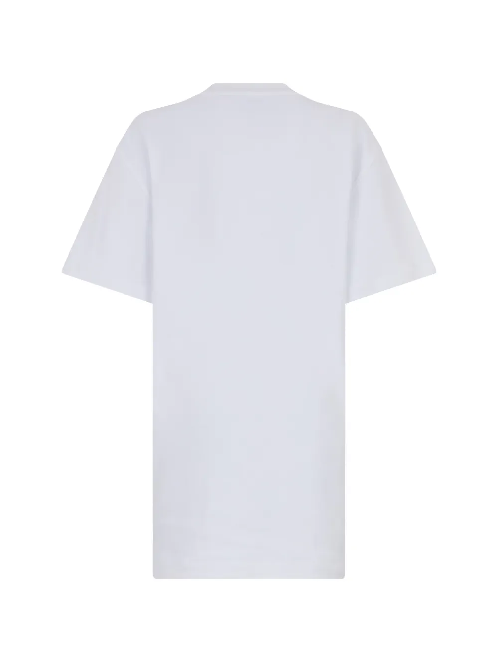 Moschino Mini-jurk met logoprint Wit