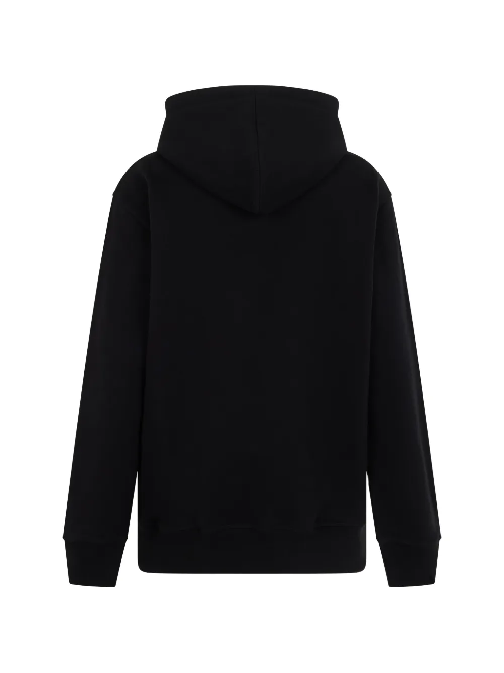 Moschino Hoodie met trekkoord en hamburgerprint Zwart