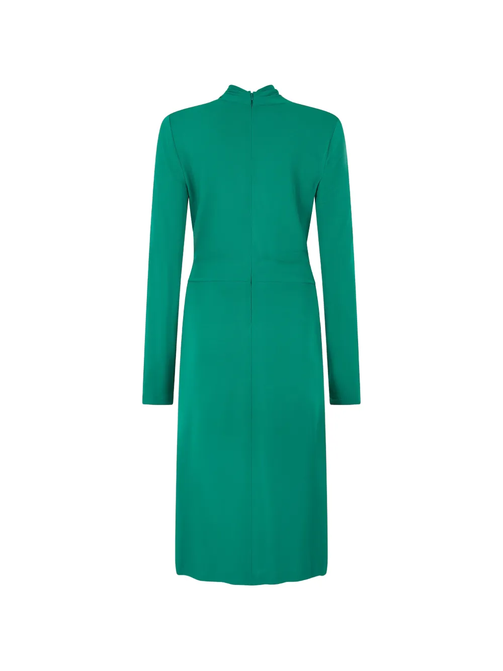Alberta Ferretti Gesmockte midi-jurk Groen