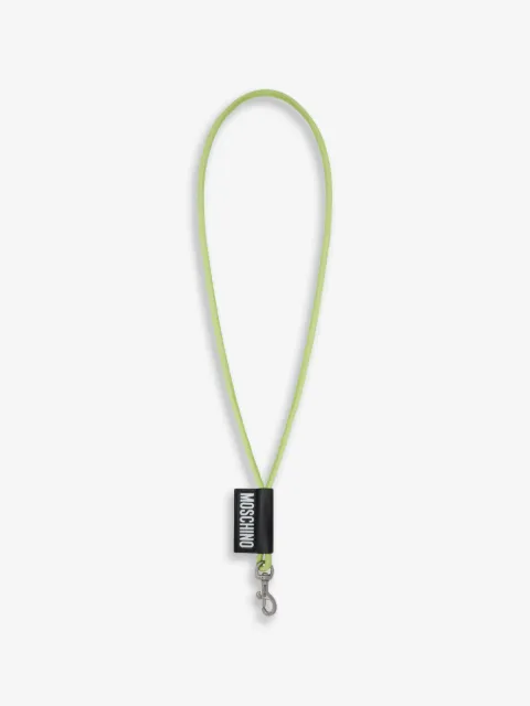 Moschino porte-clés à logo imprimé