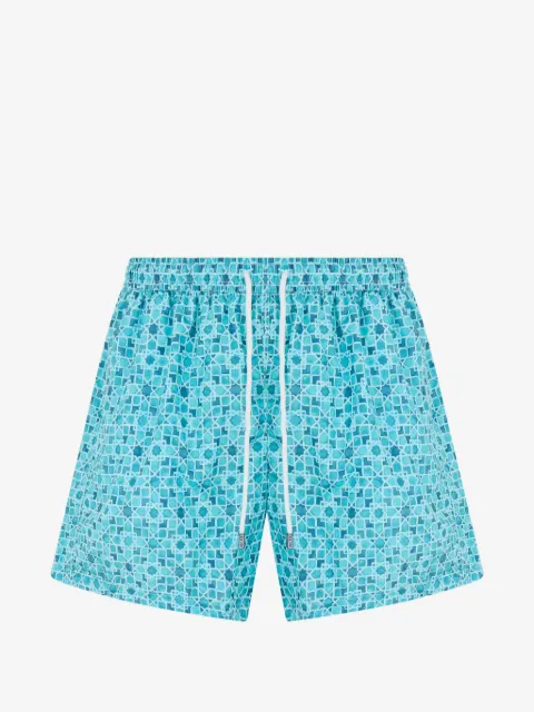 Fedeli short de bain à imprimé géométrique