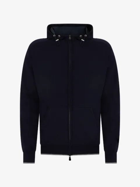 Fedeli hooded zip-up bomber jacket