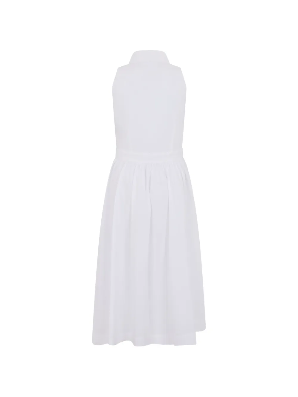 Moschino Midi-jurk met ceintuur Wit